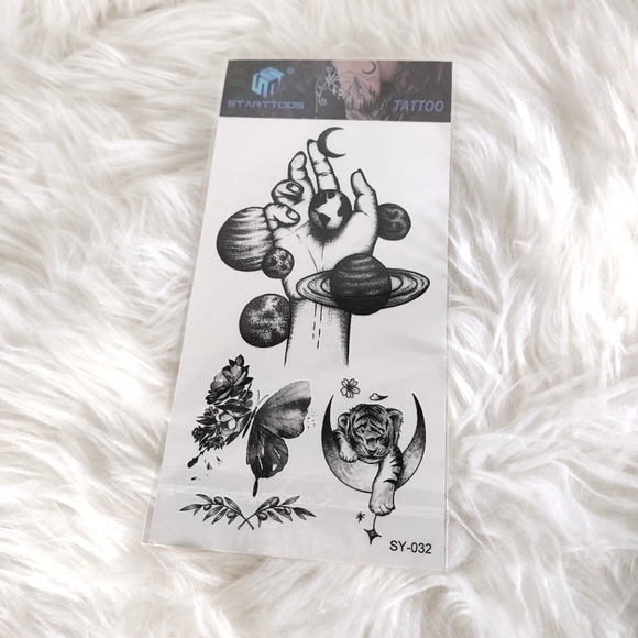 🍉5 for $25* Planetary Temporary Tattoo - Picture 2 of 3